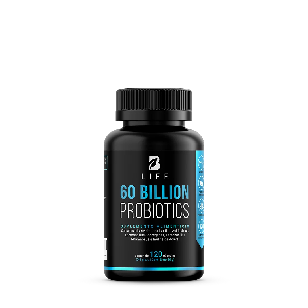Probioticos Ultra Potentes con 60 Billones de Cultivos Vivos