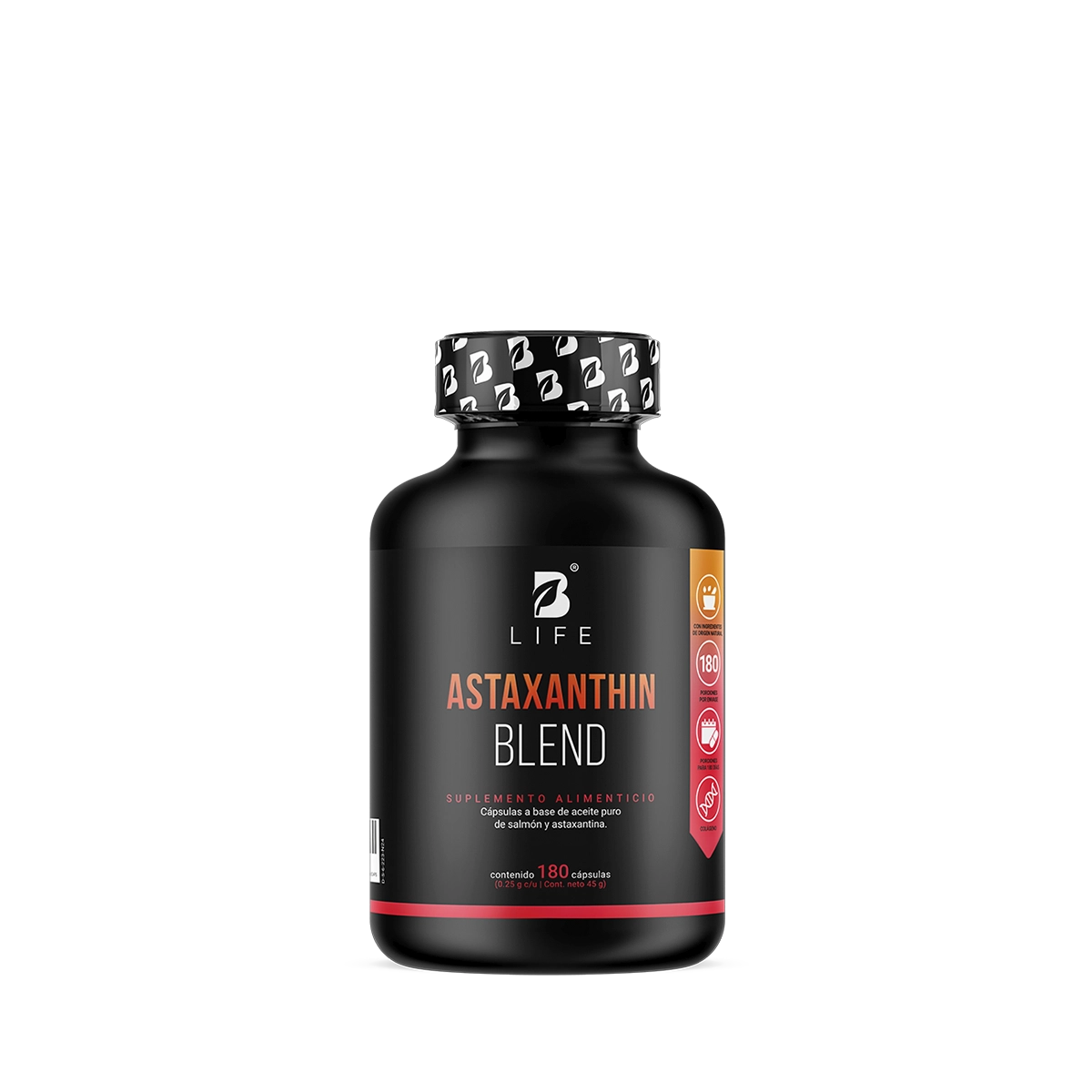 Astaxanthin Blend Potente 250 mg para Salud y Bienestar