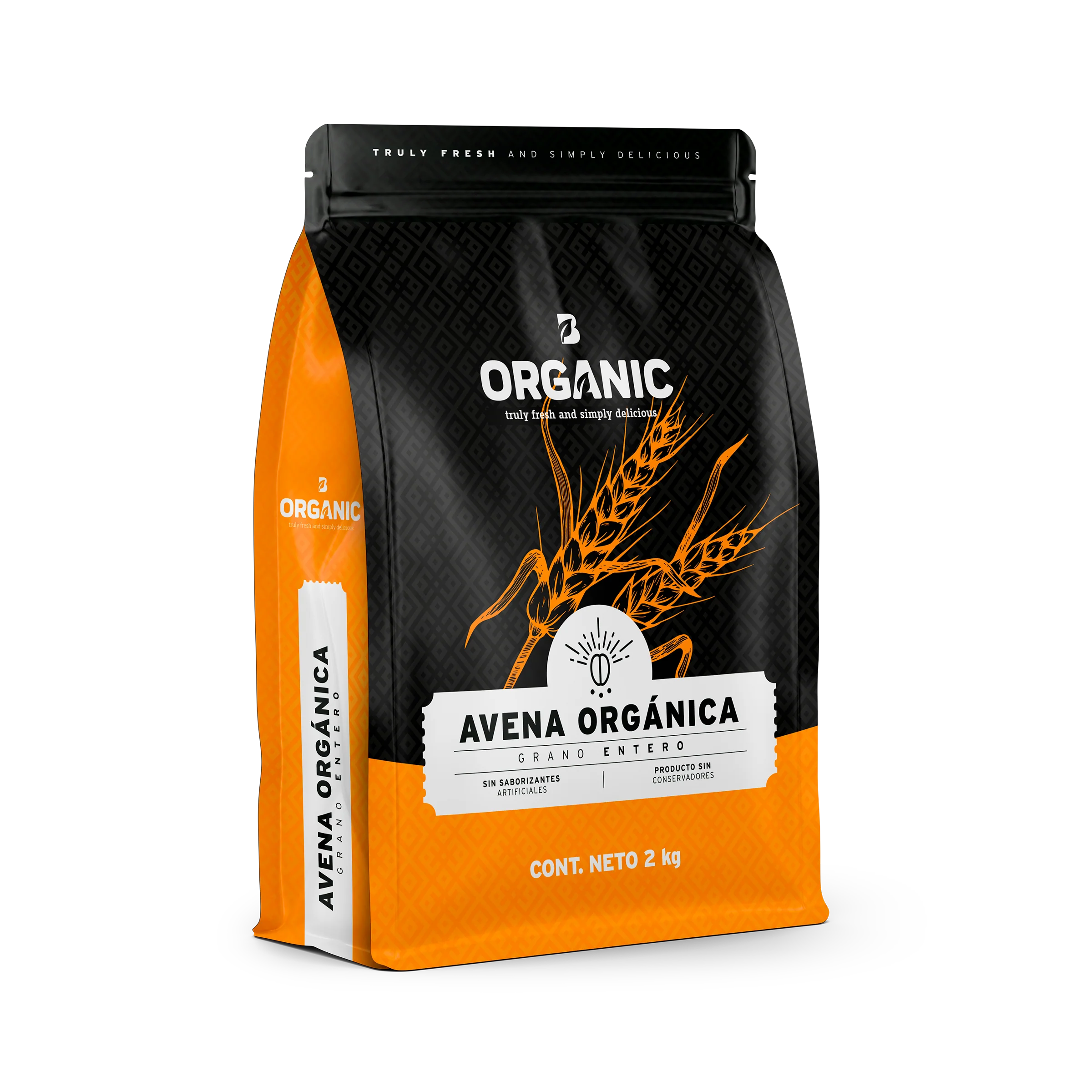 Avena Orgánica Sin Gluten Premium 2 kg - Nutrición Saludable y Deliciosa