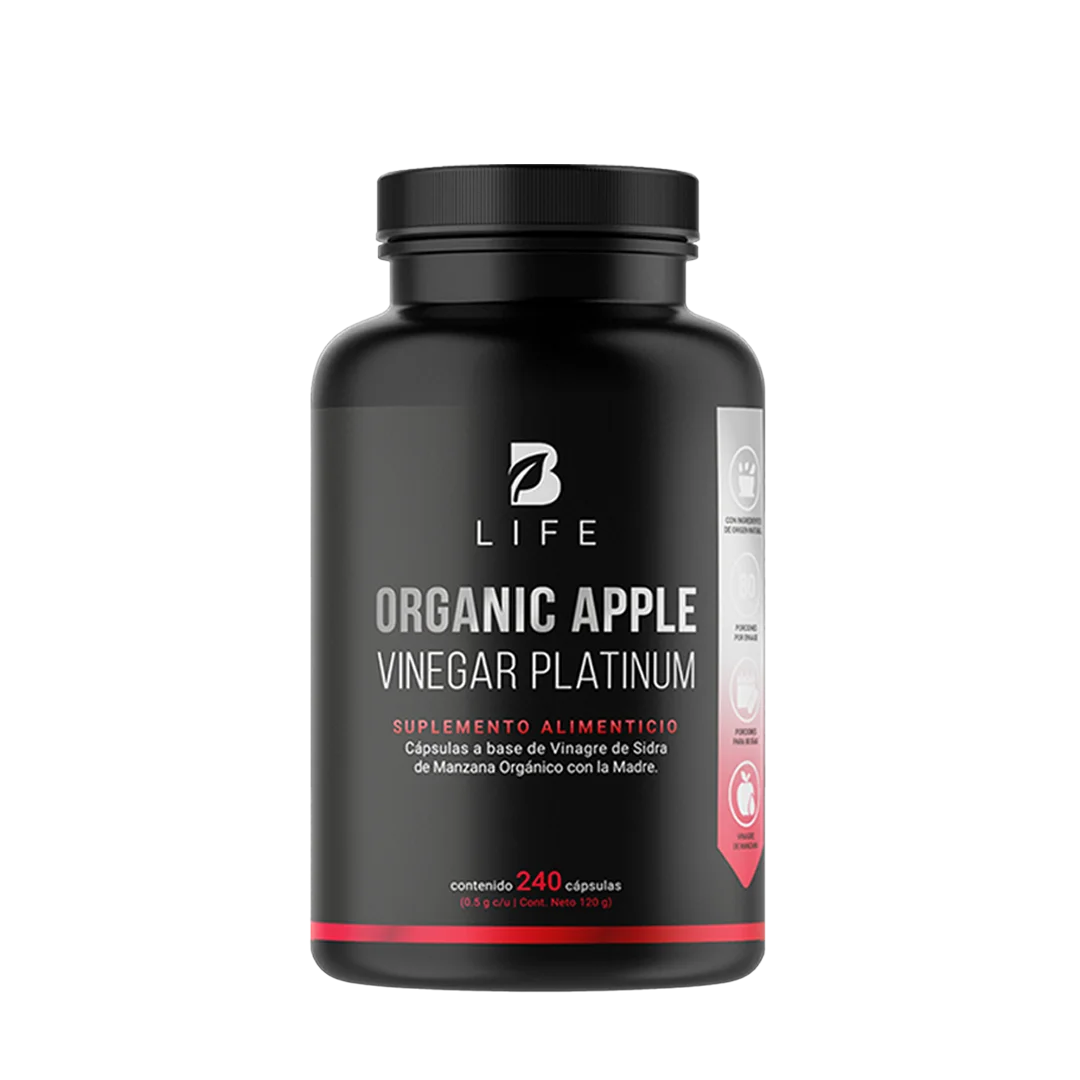 Vinagre de Manzana Orgánico Premium 1500 mg para Bienestar Digestivo