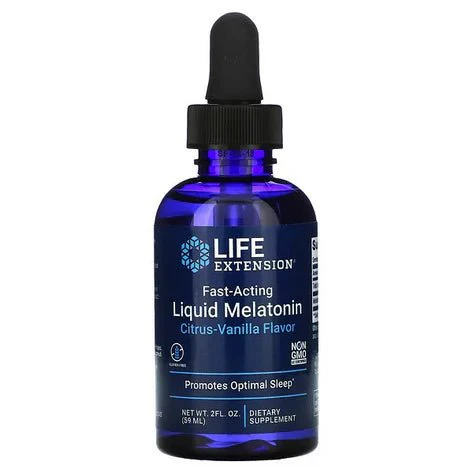 Melatonina Líquida de 3 mg con Sabor Cítricos y Vainilla - Life Extension (59 ml)