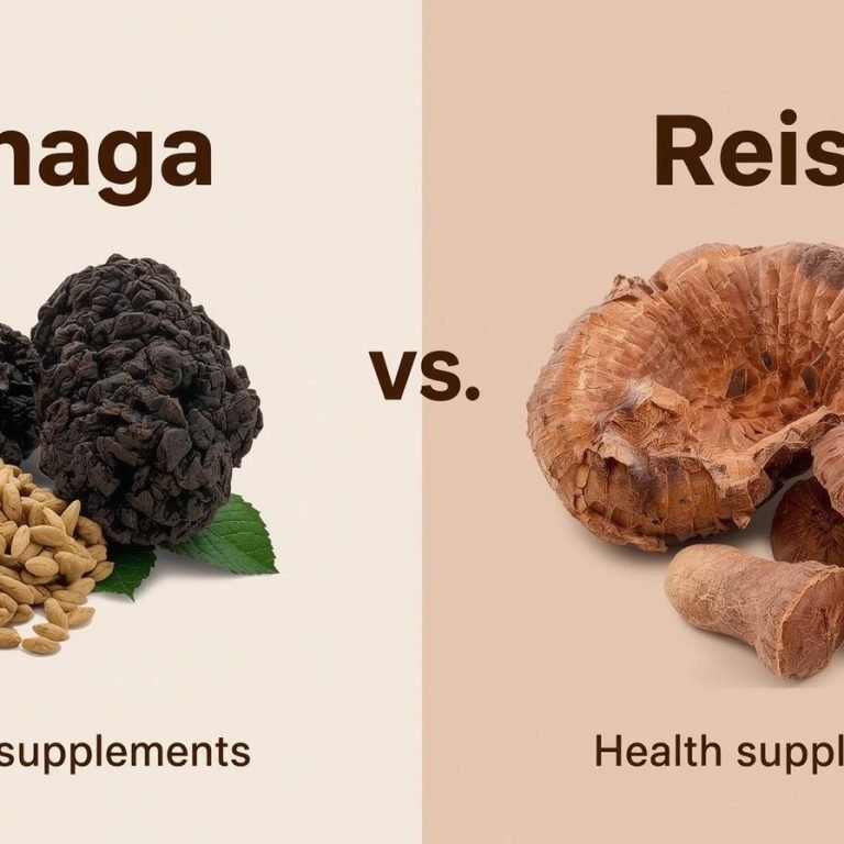 Chaga vs Reishi_ suplementos