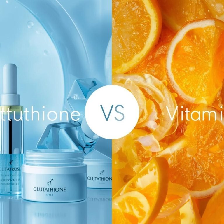 Descubre el Secreto para un Rostro Radiante_ Glutatión vs. Vitamina C