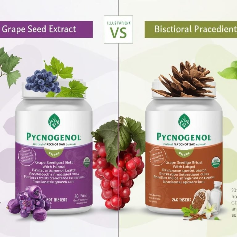 Extracto de Semilla de Uva vs Pycnogenol_ suplementos