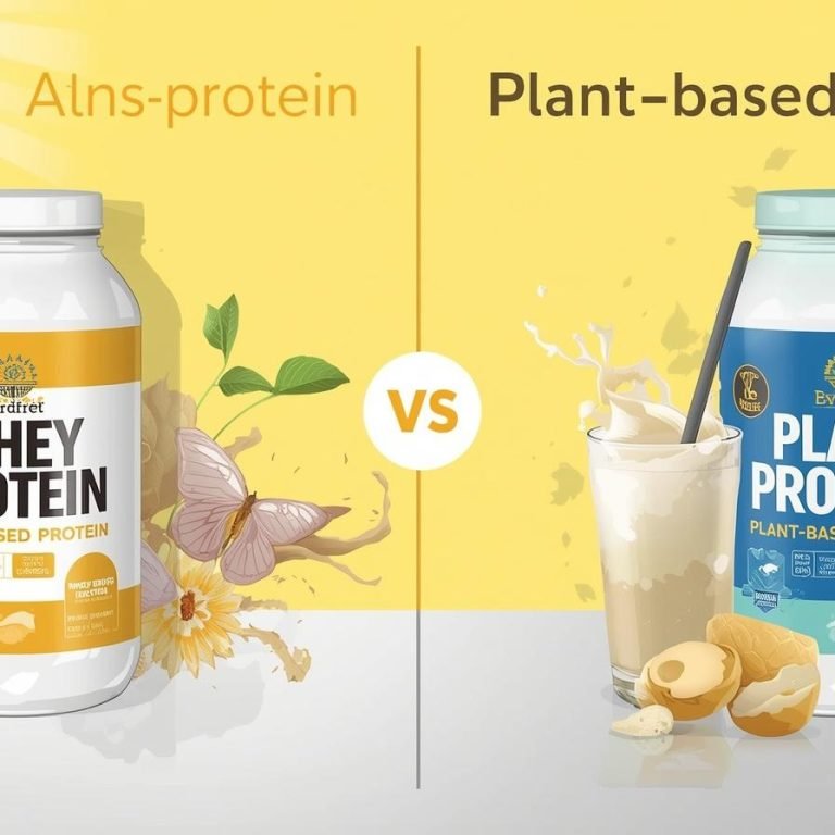 Proteína Whey vs. Proteína Vegetal