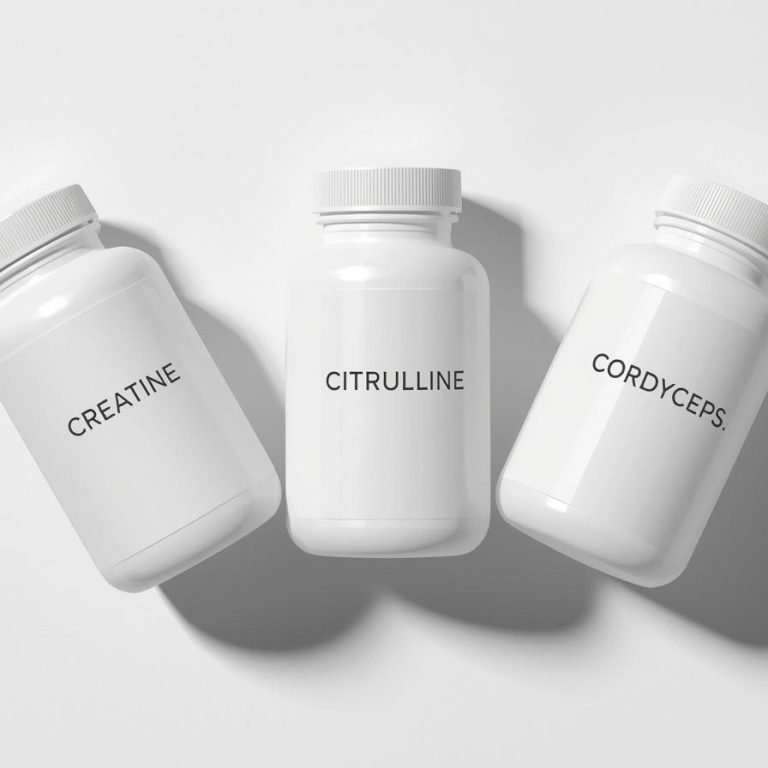 botes de Creatina, Citrulina y Cordyceps suplementos