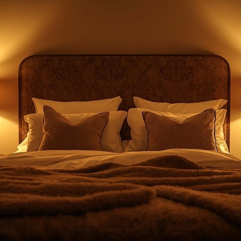 crea un ambiente acogedor y listo para dormir profundo en una habitacion