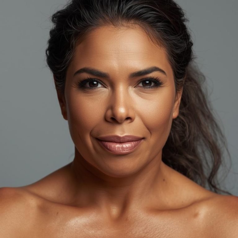 mujer de 50 años con apariencia joven y fuerte