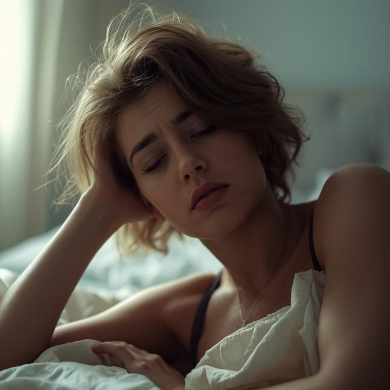 mujer se despiertas una mañana y te sientes cansado sin razón aparente