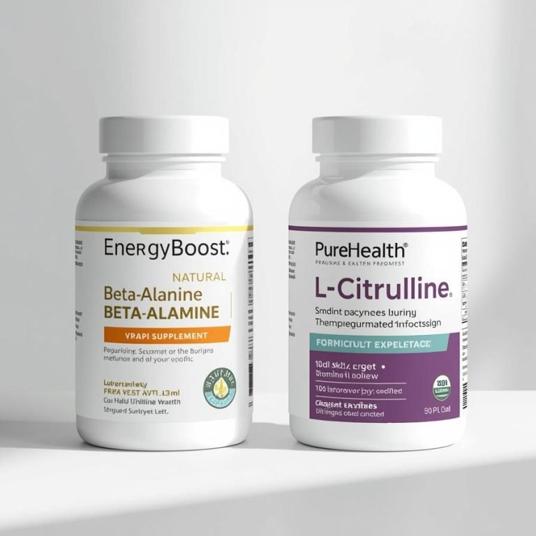 suplemento de beta-alanina de EnergyBoost Natural o la L-citrulina de PureHealth