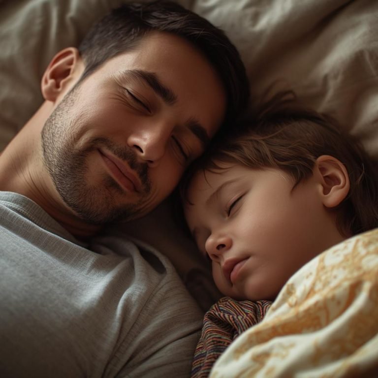 un hombre y un niño momentos de pesadez y somnolencia después de comer no tienen que ser parte de tu rutina diaria.